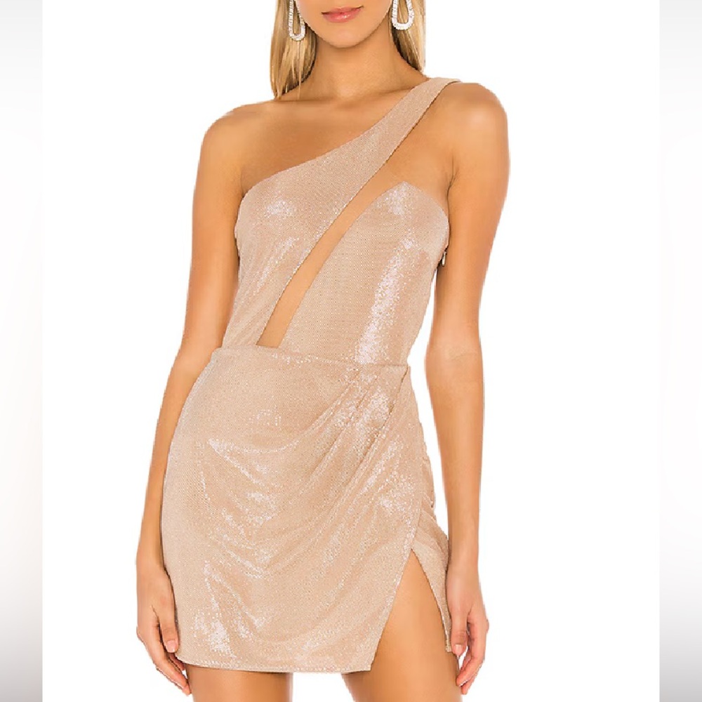 Michael Costello x Revolve Women’s Linden Gold Mini Dress